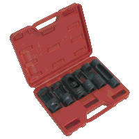 Sealey SX0401 Diesel Injector Window Socket Set 6pc 1/2Sq Drive