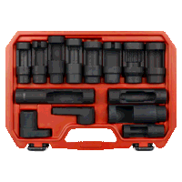Sealey SX045 Oxygen  Diesel Injector Window Socket Set 1/2Sq Drive 14pc