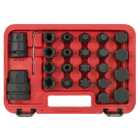 Sealey SX054 Impact Socket  Bit Set, 3/4Sq  1Sq Drive 23pc