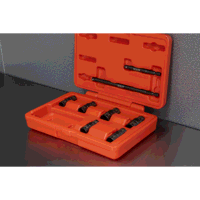 Sealey SX08 Flip Socket Set 1/4Sq Drive 12-Point 8pc