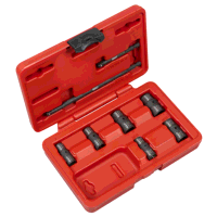 Sealey SX08 Flip Socket Set 1/4Sq Drive 12-Po...
