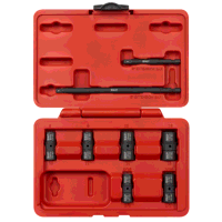 Sealey SX08 Flip Socket Set 1/4Sq Drive 12-Point 8pc