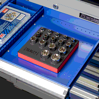 Sealey SX096 TRX-P EPR Socket Set 1/4, 3/8  1/2Sq Drive 16pc