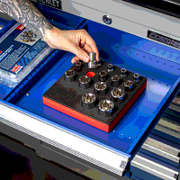 Sealey SX096 TRX-P EPR Socket Set 1/4, 3/8  1/2Sq Drive 16pc