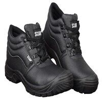 Scan 4 D-Ring Chukka Safety Boots Black UK 12...