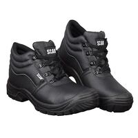 Scan 4 D-Ring Chukka Safety Boots Black UK 8 ...