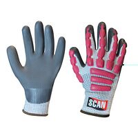 Scan Anti-Impact Latex Cut 5 Gloves - XL (Siz...