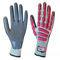 Scan Anti-Impact Latex Cut 5 Gloves - XXL (Si...