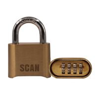 Scan Brass Combination Padlock 50mm