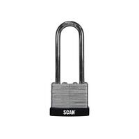 Scan Laminated Steel Padlock 40mm Long Shackl...