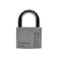 Scan Stainless Steel Padlock 50mm