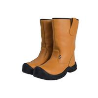 Scan Texas Lined Rigger Boots Tan UK 9 EUR 43