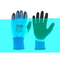 Scan Waterproof Latex Gloves - XL (Size 10)