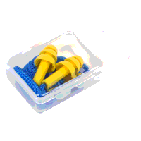 Sealey 402/50 Worksafe Disposable Corded Ear Plugs - 50 Pairs