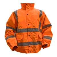 Sealey 802LO Worksafe Hi-Vis Orange Jacket wi...