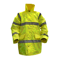 Sealey 806XL Worksafe Hi-Vis Yellow Jacket wi...