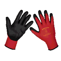 Sealey 9125XL/12 Worksafe Nitrile Foam Gloves...