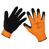 Sealey 9140L/12 Worksafe Foam Latex Gloves, L...