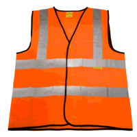 Sealey 9812XXL Worksafe Hi-Vis Orange Waistcoat - XX-Large