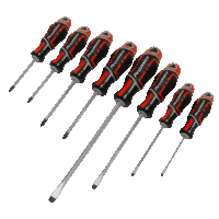 Sealey AK4322 Screwdriver Set 8pc GripMAX - R...