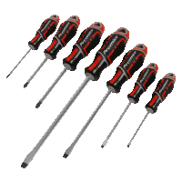 Sealey AK4325 Screwdriver Set 7pc GripMAX - R...