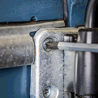 Sealey AK4942HV Extra-Long Hammer-Thru Screwdriver Set Hi-Vis Green 450mm 3pc