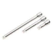 Sealey AK6350 Extension Bar Set 3pc 1/2in Sq Drive