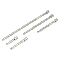Sealey AK766 Wobble Extension Bar Set 5pc 1/4Sq Drive