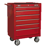 Sealey AP226 Rollcab 6 Drawer with Ball-Beari...
