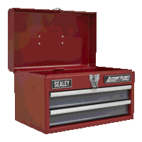 Sealey AP2602BB Toolbox 2 Drawer with Ball-Be...