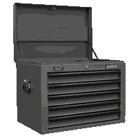 Sealey AP26059TG Topchest 5 Drawer with Ball-Bearing Slides - Grey/Black
