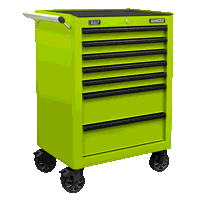 Sealey AP26479THV Rollcab 7 Drawer with Ball-Bearing Slides - Green/Black