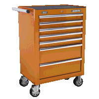 Sealey AP26479TO Rollcab 7 Drawer with Ball-Bearing Slides - Orange