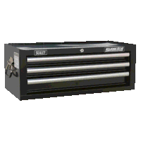 Sealey AP33339B Mid-Box Tool Chest 3 Drawer with Ball-Bearing Slides - Black