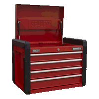 Sealey AP3401 Topchest 4 Drawer with Ball-Bea...
