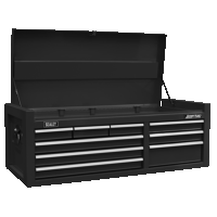 Sealey AP4109B Topchest 9 Drawer with Ball Bearing Slides - Black