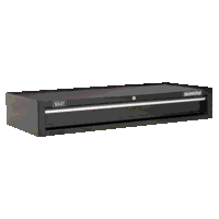 Sealey AP41119B Mid-Box Tool Chest 1 Drawer with Ball-Bearing Slides Heavy-Duty- Black