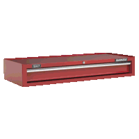 Sealey AP41119 Mid-Box Tool Chest 1 Drawer with Ball-Bearing Slides Heavy-Duty- Red