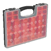 Sealey APAS2R Parts Storage Case with 20 Remo...