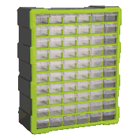 Sealey APDC60HV Cabinet Box 60 Drawer - Green...