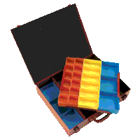 Sealey APMC27 Metal Case 2-Layer with 27 Stor...