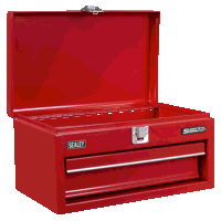 Sealey APMTB1 Superline Pro Mini Toolbox 1 Drawer - Red
