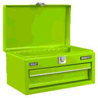 Sealey APMTB3 Superline Pro Mini Toolbox with Drawer - Green