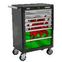 Sealey APTBG03 Toolbox Graphics Pack - Wales