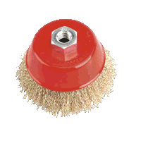 Sealey CBC100 Brassed Steel Crimped Wire Cup ...