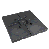 Sealey DG269 Dellonda 4pc 92L Fillable Parasol Base, Water or Sand Filled