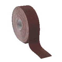 Sealey ERB5050120 Emery Roll 120Grit 50mm x 50m - Brown