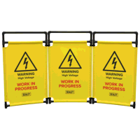 Sealey EV20 Folding Safety Barrier for Hybrid/Electric Vehicles