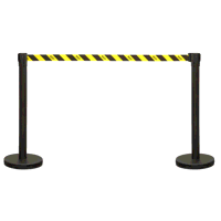 Sealey EV23 Retractable Safety Belt Barrier Post - Set of 2