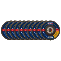 Sealey FD115120E10 120Grit Flap Discs Al...